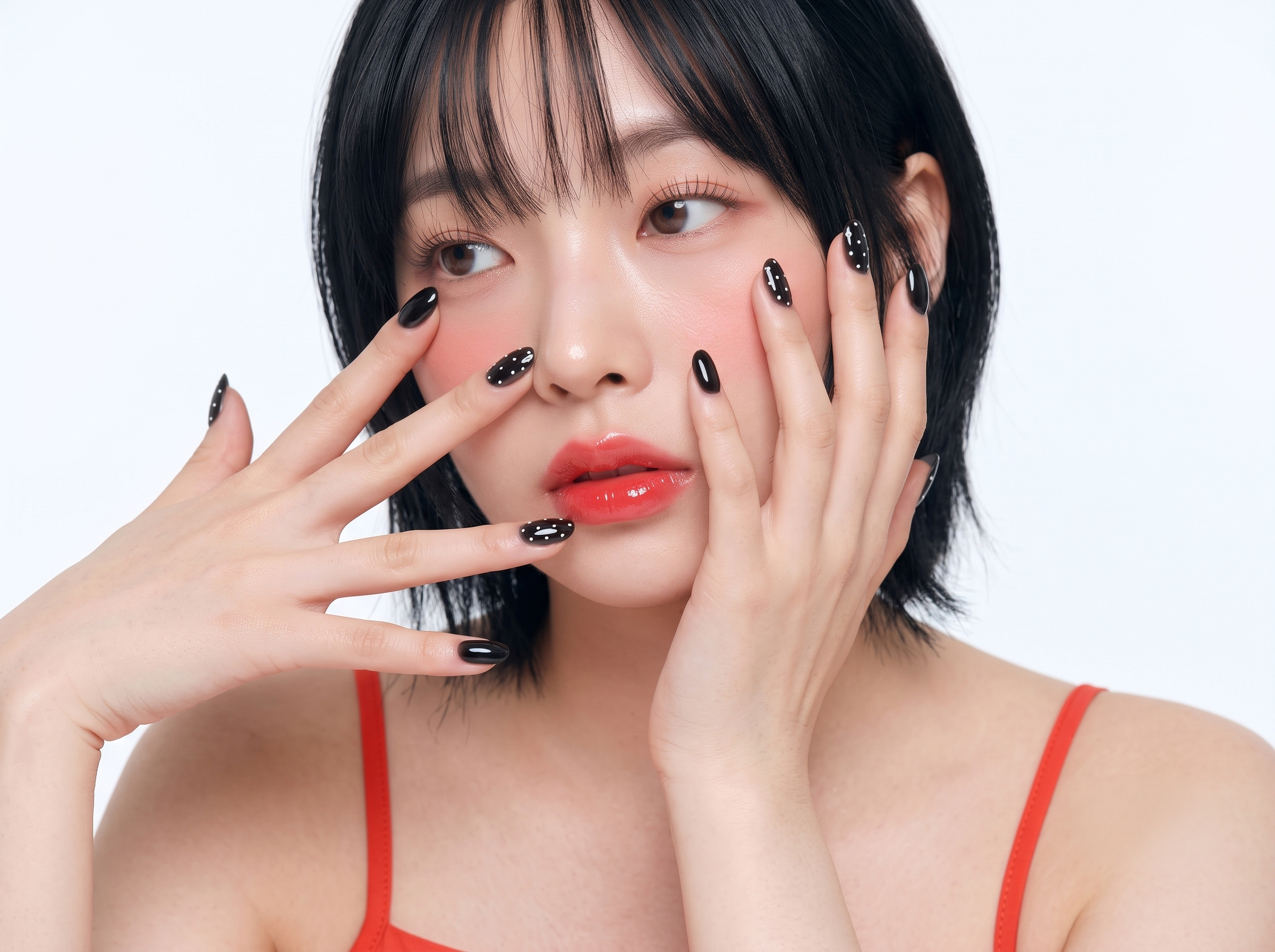 블랙 네일 아트 캠페인